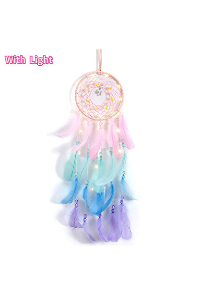 Choice1 Colorful with light 1pc Dream Catcher Wall Decor Colorful Catcher Han...