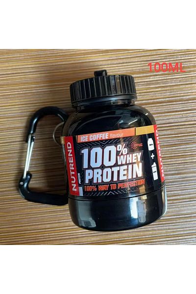 Choice NUTREND 100ml 100/200ML Portable Mini Protein Powder Bottle with Keychain Health Funnel Medicine Box