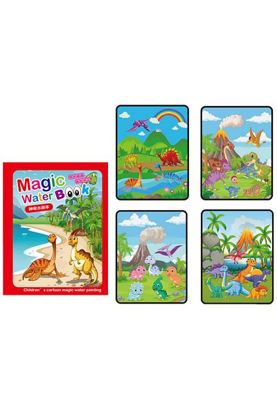 Choice دفتر رسم مائي قابل لإعادة الاستخدام - 2 1p - لوحة رسم سحرية خالية من الفوضى مع قلم مائي قابل لإعادة التعبئة