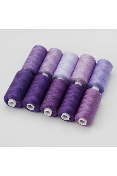 Choice Set 4 1 Set Of 10 Rolls Polyester 402 Sewing Thread For Manual And Mechanical Use, 400 Yards, Diy