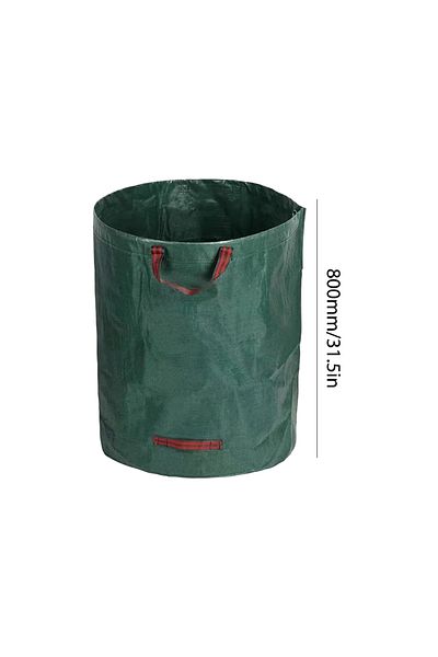 Choice 400L Garden Waste Bag 500L Large Capacity Garden Bag Reusable Waterproof Leaf Sack Weed Trash Can Co