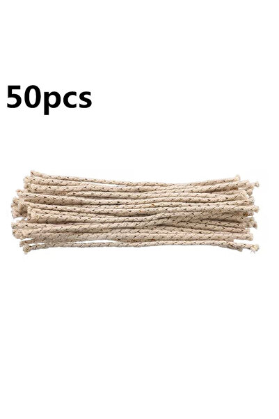 Choice1 ٥٠ قطعة، ١٠ قطع لكل سلك، فتائل قطن، ملحقات ولاعات الكيروسين، بديل عال...