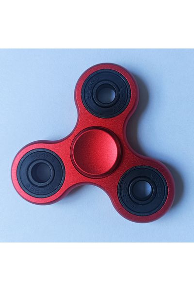 Choice Dark Red Aluminum Alloy Plating Fidget Spinner Metal Alloy R188 Mute Bearing Drawing Process Hand Sp