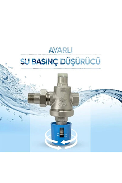 Eca Basınç Düşürücü Valf 3/4" Volanlı Iç Vida X Rakorlu 602111110