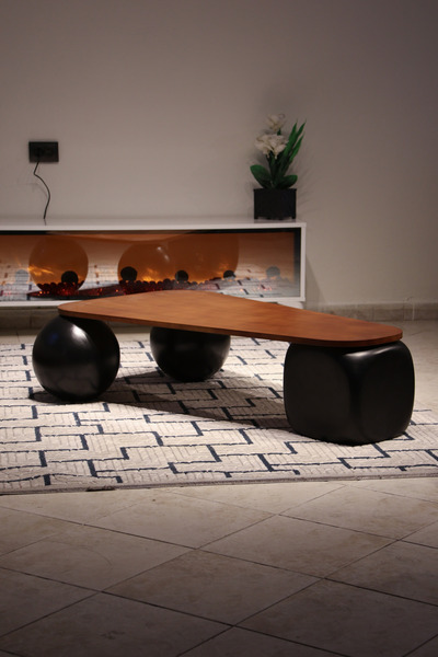 Velura Home & Living Orta Sehpa & Modern Küre Sehpa & Bohem Top Sehpa