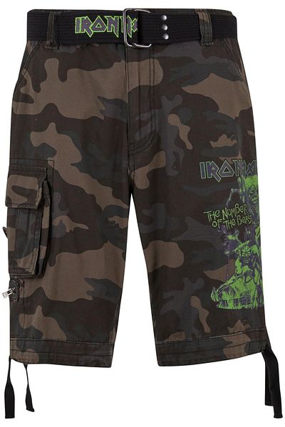 Brandit Iron Maiden Savage Shorts The Number of The Beast
