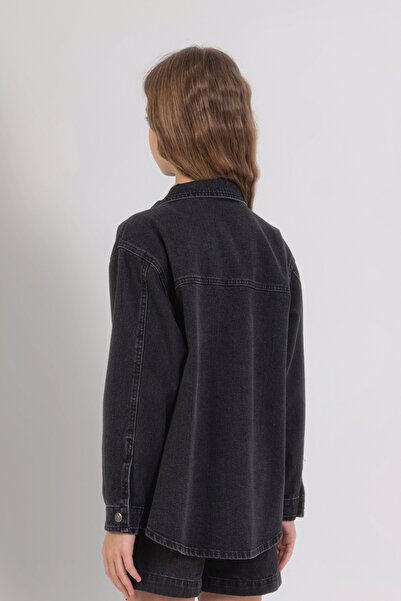 DMB BOYS & GIRLS Yıldız Detaylı Denim Gömlek Ceket