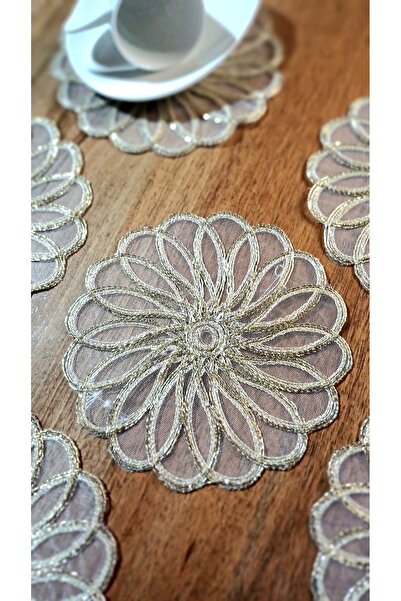 Neweste 6-Pack Presentation Cocktail Napkin Tray Cover Coffee Presentation Guipure Cover