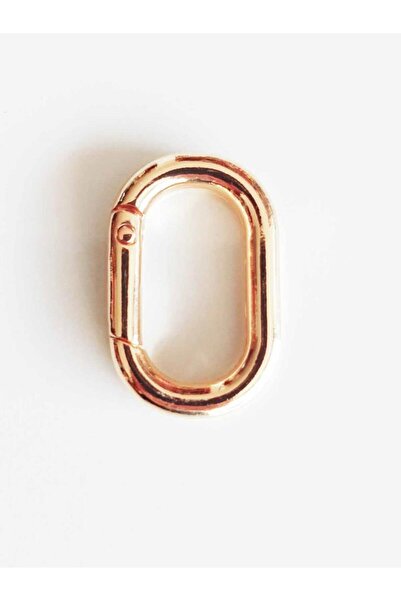 angel çanta aksesuar حلقة زنبركية بيضاوية من الذهب الخفيف