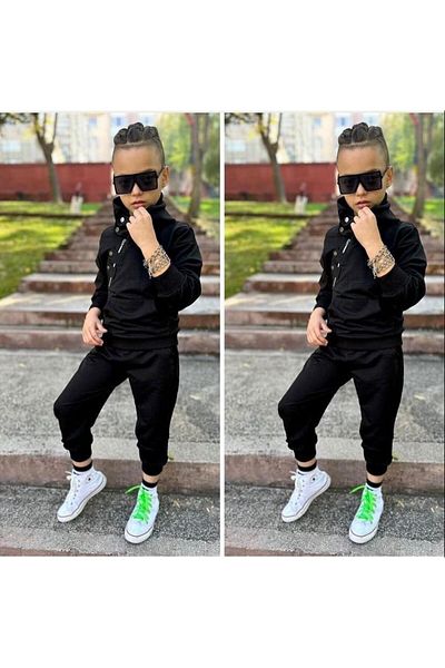 Yavrumsa Unisex Snap Tracksuit Set - Hüpper