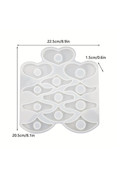 Choice1 1 قطعة 12 علامة مرجعية 1 قطعة حامل صفحات الكتاب قالب من الراتينج الإي...