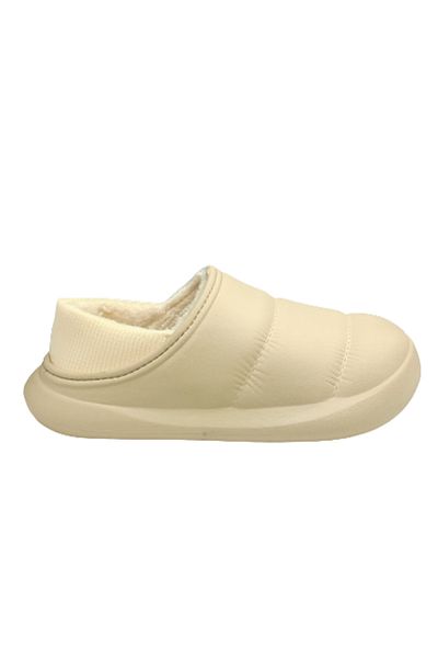 DEEPO Ut Parachute Indoor Wool Inside Unisex Winter House Παντόφλες Μπεζ