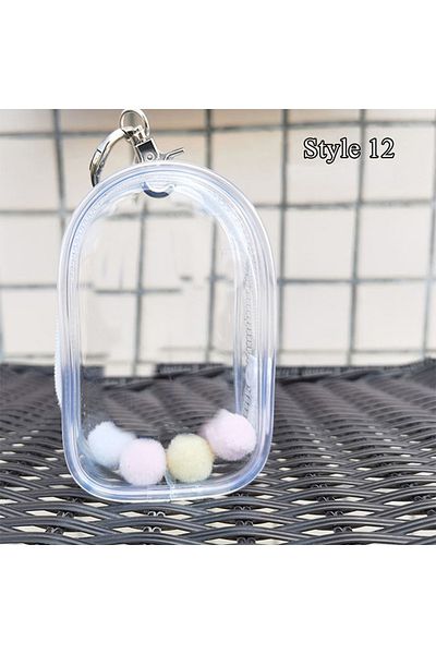 Choice Silver Jewelry Storage Box Transparent Storage Bag Mystery Box Keychain Bag Storage Box Thickened Wa