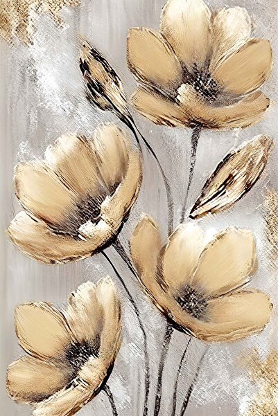 Aden DEKORATİF YAĞLI BOYA GÖRÜNÜMLÜ KANVAS TABLO