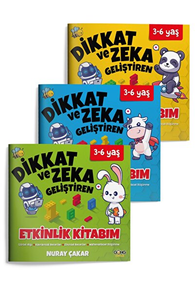 Gong 3-6 Yaş Dev Çocuk Etkinlik 21'li Kitap Seti