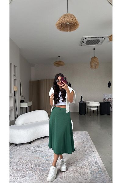 Buket Teke Fusta Camisole Verde