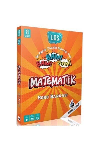 Strateji Yayınları 8. Sınıf Matematik Bam Bam Soru Bankası