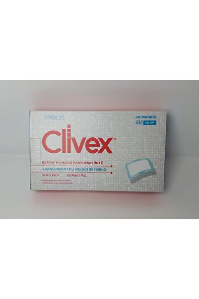 CLİVEX Steril Poliüretan Hazır Pansuman Örtü Pad 9cm*15m 25 Li C6115p