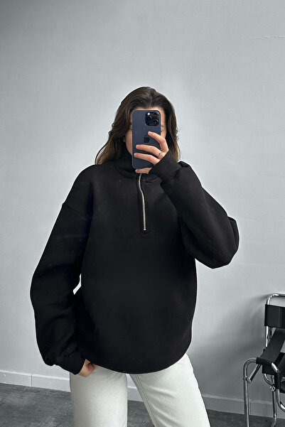 BayBayan للجنسين 3 موضوع أثار نصف سستة سويت شيرت كبير الحجم