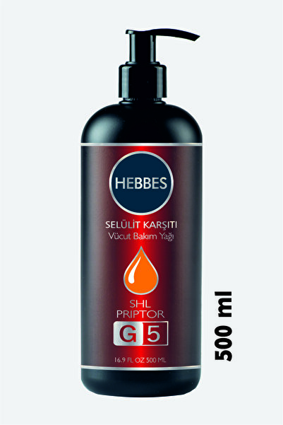 HEBBES Anti Selülit G5 Profesyonel Masaj Yağı 10 In 1 Shl Priptor 500 ml