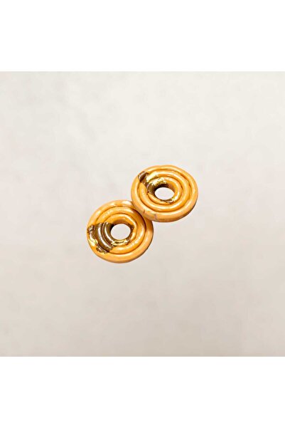 Lu Atelier أقراط كارينا المصنوعة يدويًا من طين البوليمر بتصميم خاص