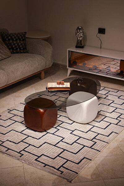 Velura Home & Living Orta Sehpa & Modern Küre Sehpa & Bohem Top Sehpa