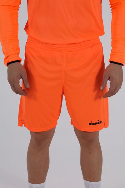 Diadora Elite Football Goalkeeper Shorts Neon Orange