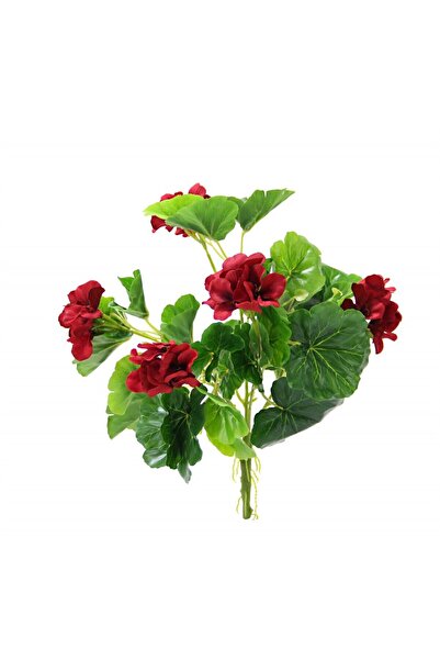 Dekorsende Ghirlandă Artificială de Geranium Roșu 35 Cm