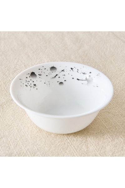 Home Box Splatter Opalware Veg Bowl 13 cm