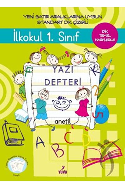 Yuva Yayınları 1. Sınıf Yazı Defteri Standart Dik Çizgili