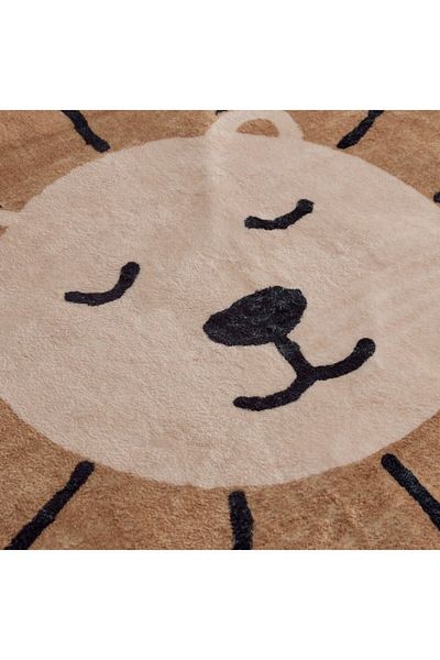 Home Box Forresta Lion Round Rug 100 cm