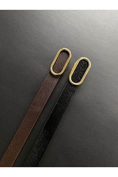 LİA KEMER 2 τμχ Οβάλ γυναικεία χρυσή αγκράφα ζώνη μέσης ζώνη παλτό ζώνη φόρεμ...