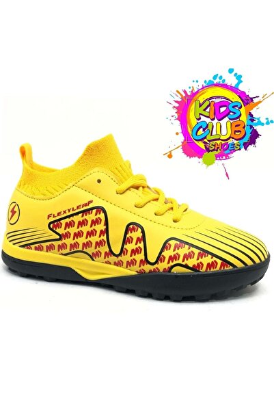 Kids Club Shoes Pantofi pentru copii Cool Pele Sock Turf, GALBEN