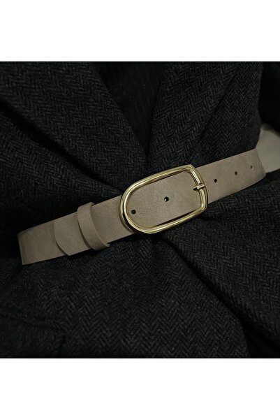 LİA KEMER Οβάλ χρυσή ζώνη με αγκράφα Ζώνη μέσης Ζώνη παλτό Ζώνη φόρεμα Ζώνη π...