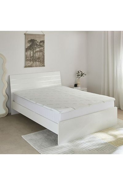 Home Box Relax Bamboo Memory Foam Queen Mattress Topper 150x200+4 cm