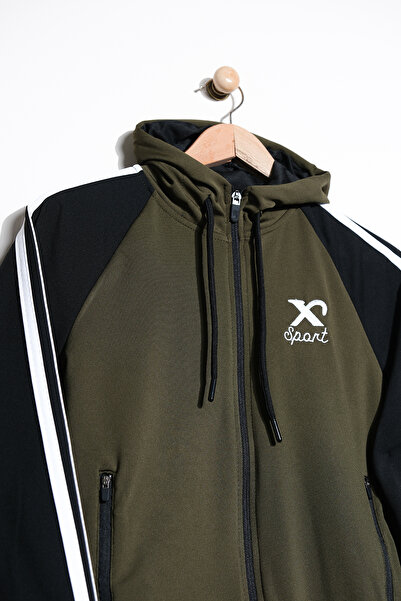 Zaziko Kids Unisex Dalgıç Kumaş Spor  Çocuk Eşofman Takımı ESF.2525-Z