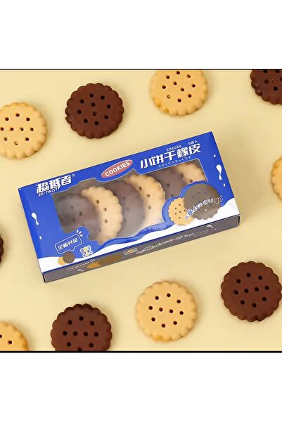 Meyra Accessories عبوة واحدة مكونة من 6 محايات كوكي مطاطية هدية رائعة