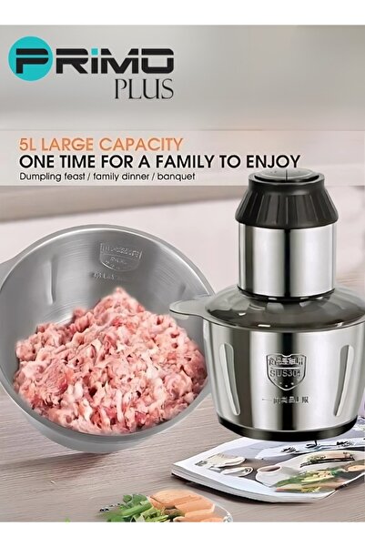 Primo Plus Electric Meat Grinder 2.0 L 200.0 W Silver