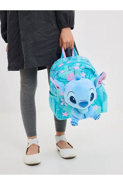SMIGGLE -Disney Stitch Toy Plush Removable Nursery Size Tiny Backpack