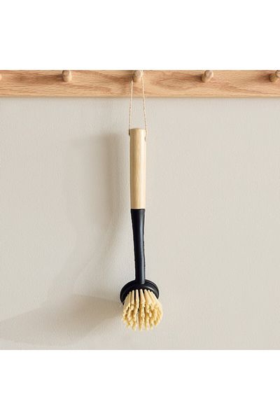 Home Box Ebony Dish Brush with Bamboo Handle 24.5x6 cm