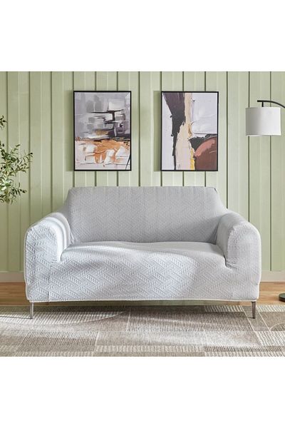 Home Box Comfino 2-Seater Knitted Jacquard Sofa Cover 135-175 cm