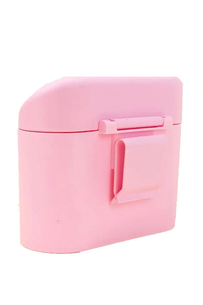 Mega Oto Market Auto Car Trash Can with Lid Organizer Trash Can Pink