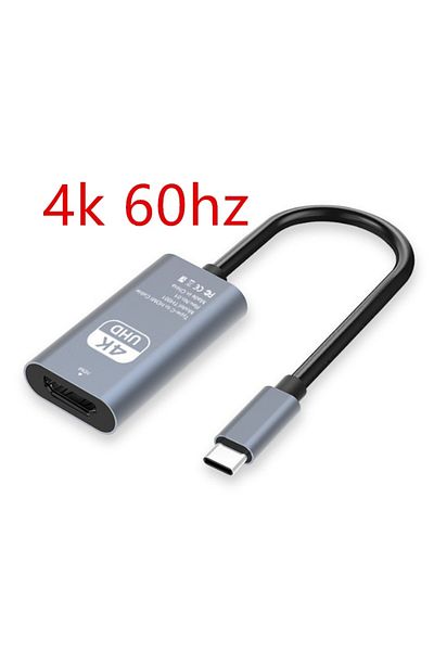 Choice 20cm 4k 60hz Type C To Hdmi-compatible 4k Adapter Usb C Usb3.1 Male To Hdtv Female Converter Cable F