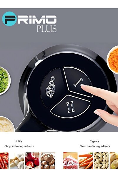 Primo Plus Electric Meat Grinder 2.0 L 200.0 W Silver