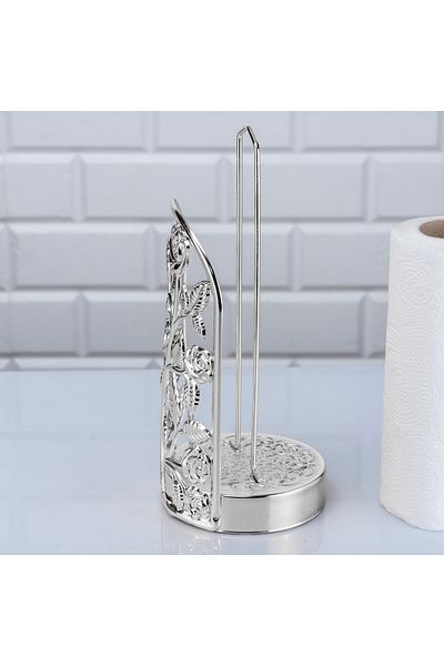 ZETT Güldali New Wire Paper Towel Holder Frame Silver