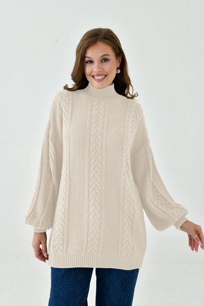 NİSUM MODA Nopen Sweater with Hair Knitting