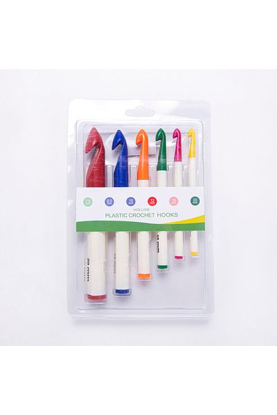 Sultan Plastic Crochet Set - 6 Pieces