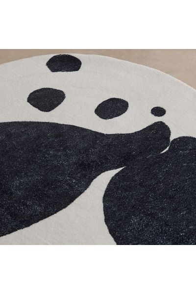 Home Box Forresta Panda Round Rug 100 cm