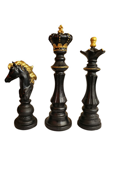 La Bienne SİLİKON KALIP SATRANÇ BİBLO .ŞAH ,VEZİR VE AT 31,28 ve 22 CM