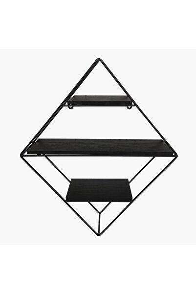 Home Box Urban Diamond 3-Tier Metal Shelf 41.5x11x50 cm